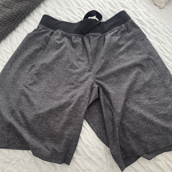 lululemon athletica Black and Gray Athletic Shorts - Picture 1 of 7